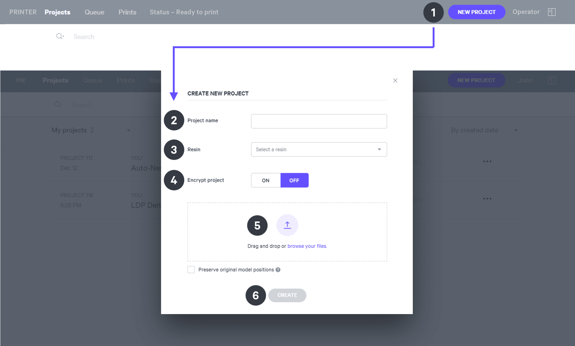Create a Project