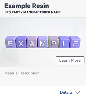 3rd party resin example card link 3rd party resin example card link