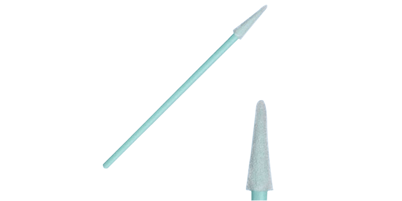 Foam Swabs Solvent-compatible 100 ppi polyurethane foam tip | Pointed Tip 11.5 mm (0.5") x 3.5 mm (0.1") Foam Swabs Solvent-compatible 100 ppi polyurethane foam tip | Pointed Tip 11.5 mm (0.5") x 3.5 mm (0.1")