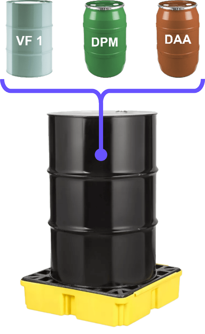 solvent drums secondary containment