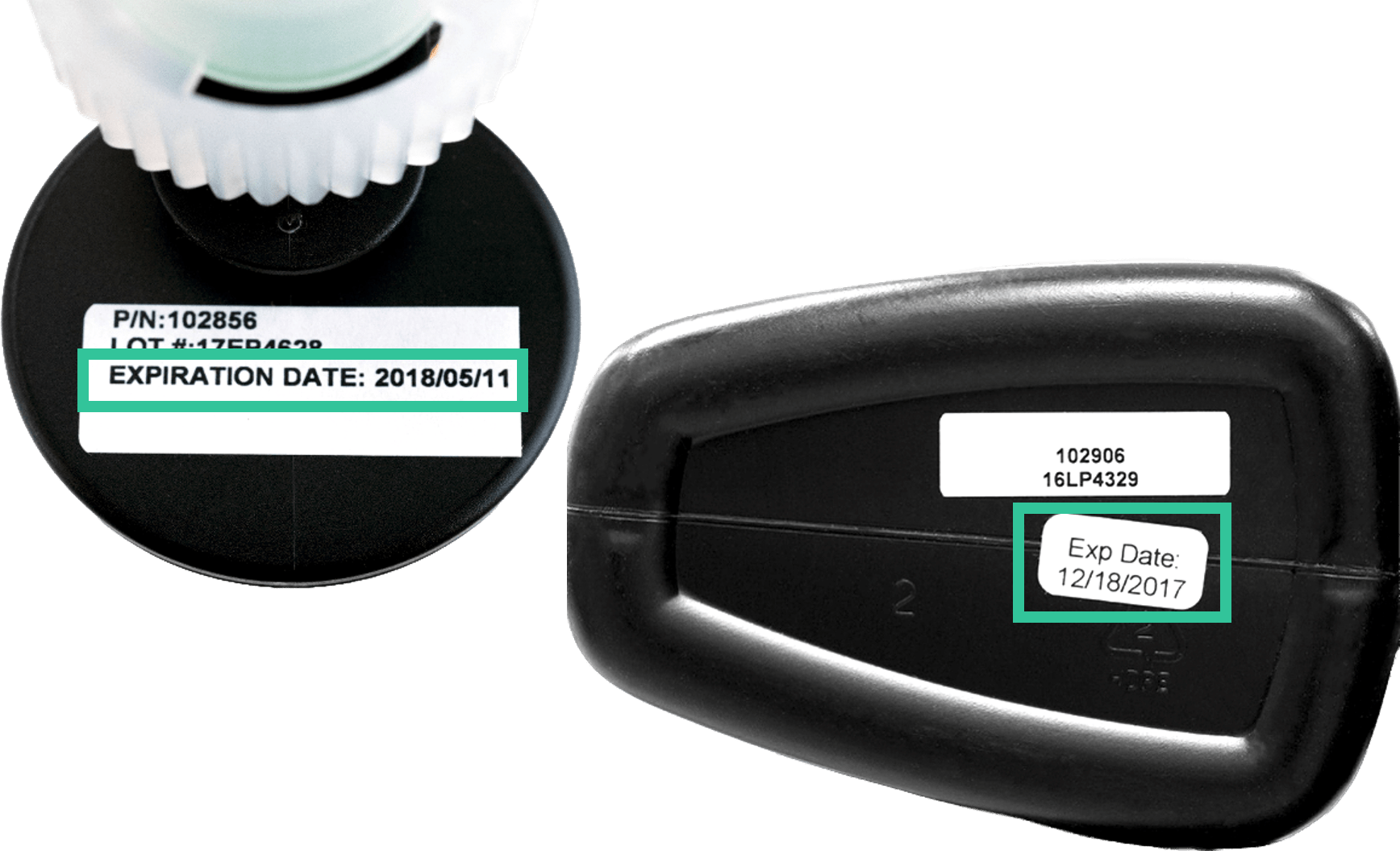 Resin expiration date examples