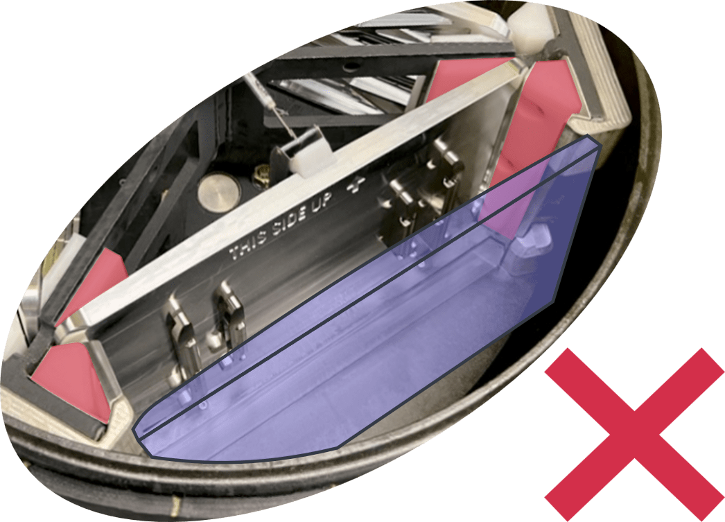 Incorrect M3 adapter installation Incorrect M3 adapter installation