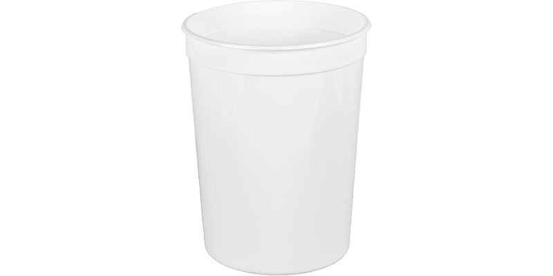 Container, polypropylene, round, 86 oz Container, polypropylene, round, 86 oz