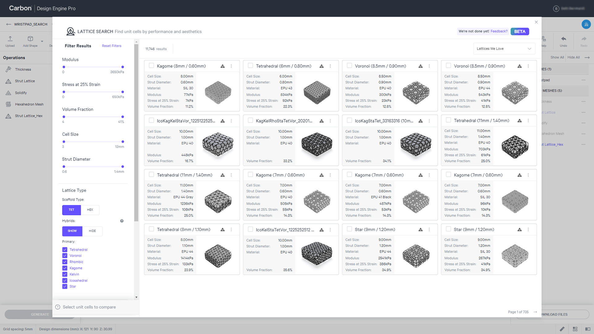Lattice Search