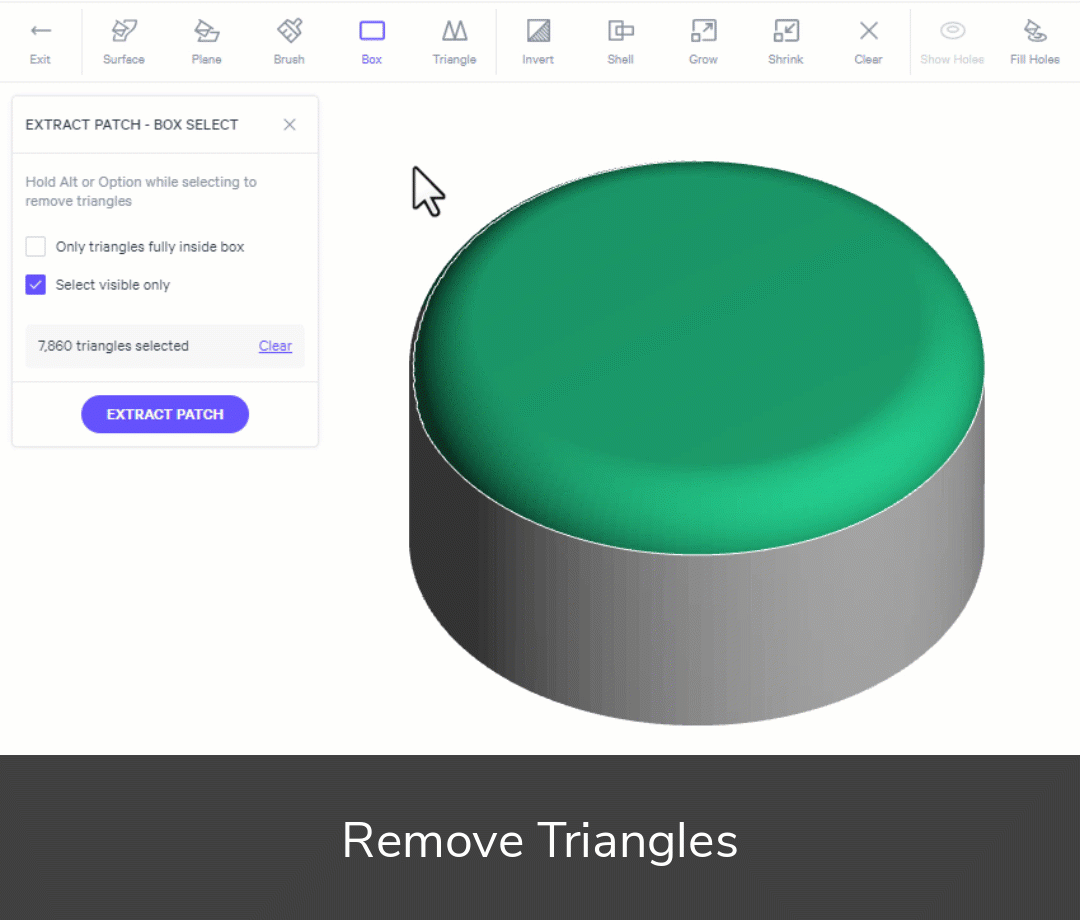 Remove Triangles