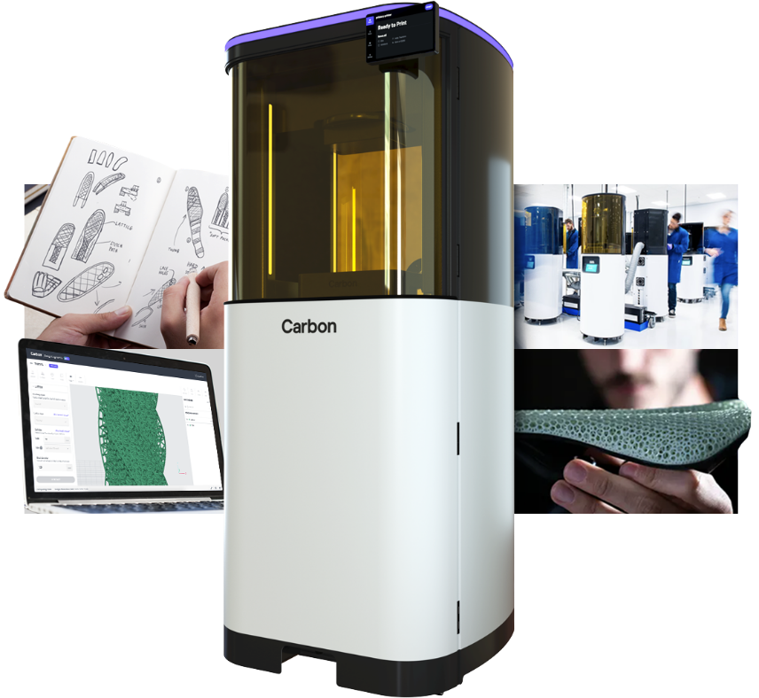 A montage of images showing the idea-to-production process