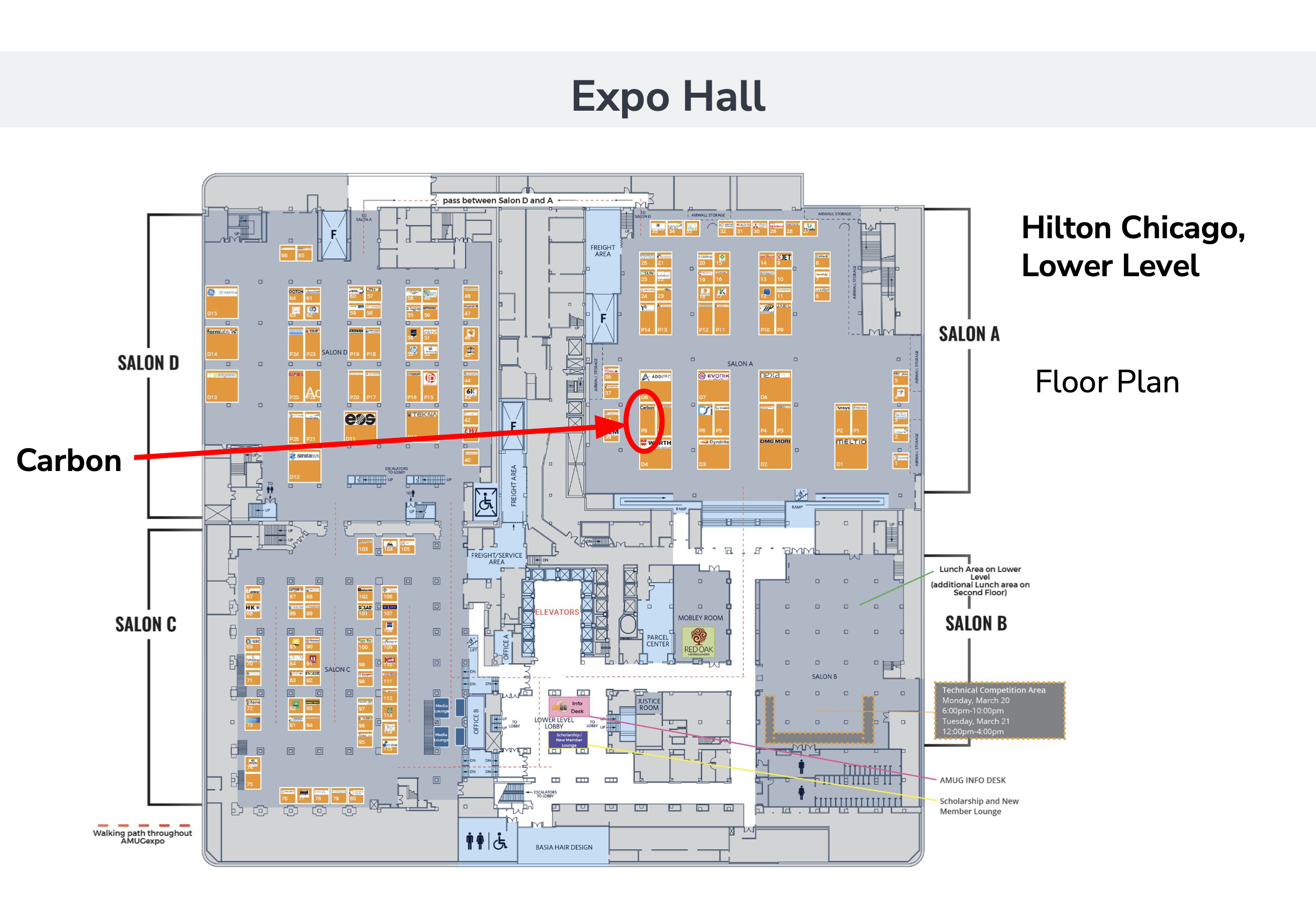 Map of the LMT Venue