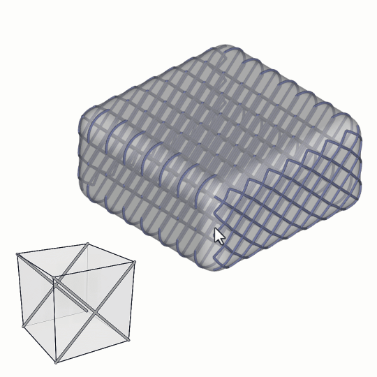 Connect at least 2 faces within the cube Connect at least 2 faces within the cube