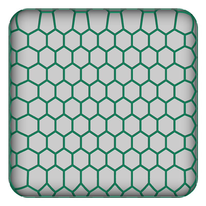 Pattern of the lattice structure