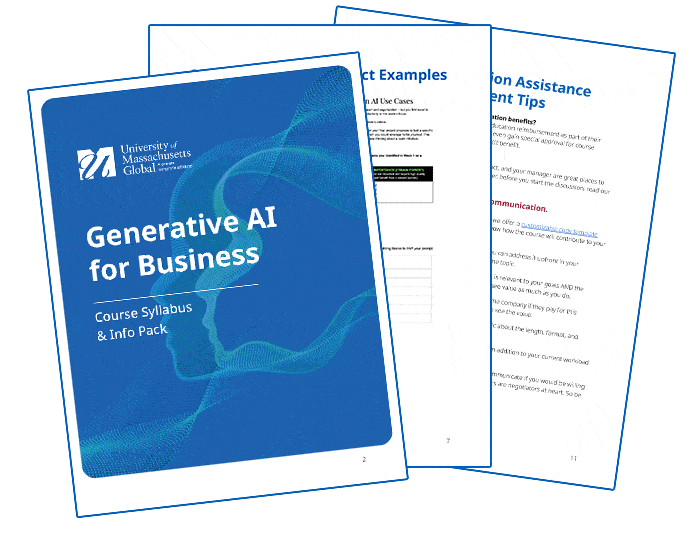 UMass Global Generative AI for Business Course Info Pack