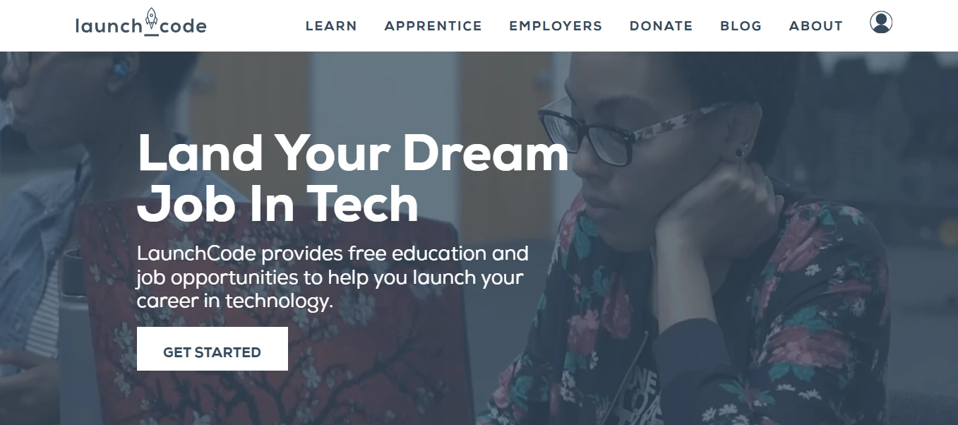 screenshot of Software Engineering Bootcamp page from LaunchCode's website