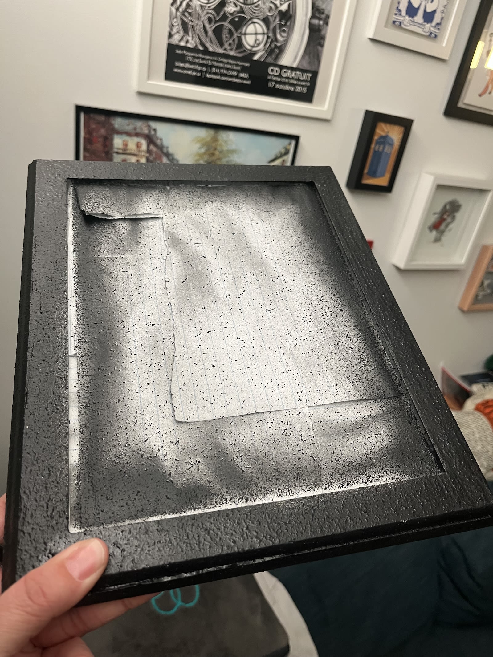 The frame 