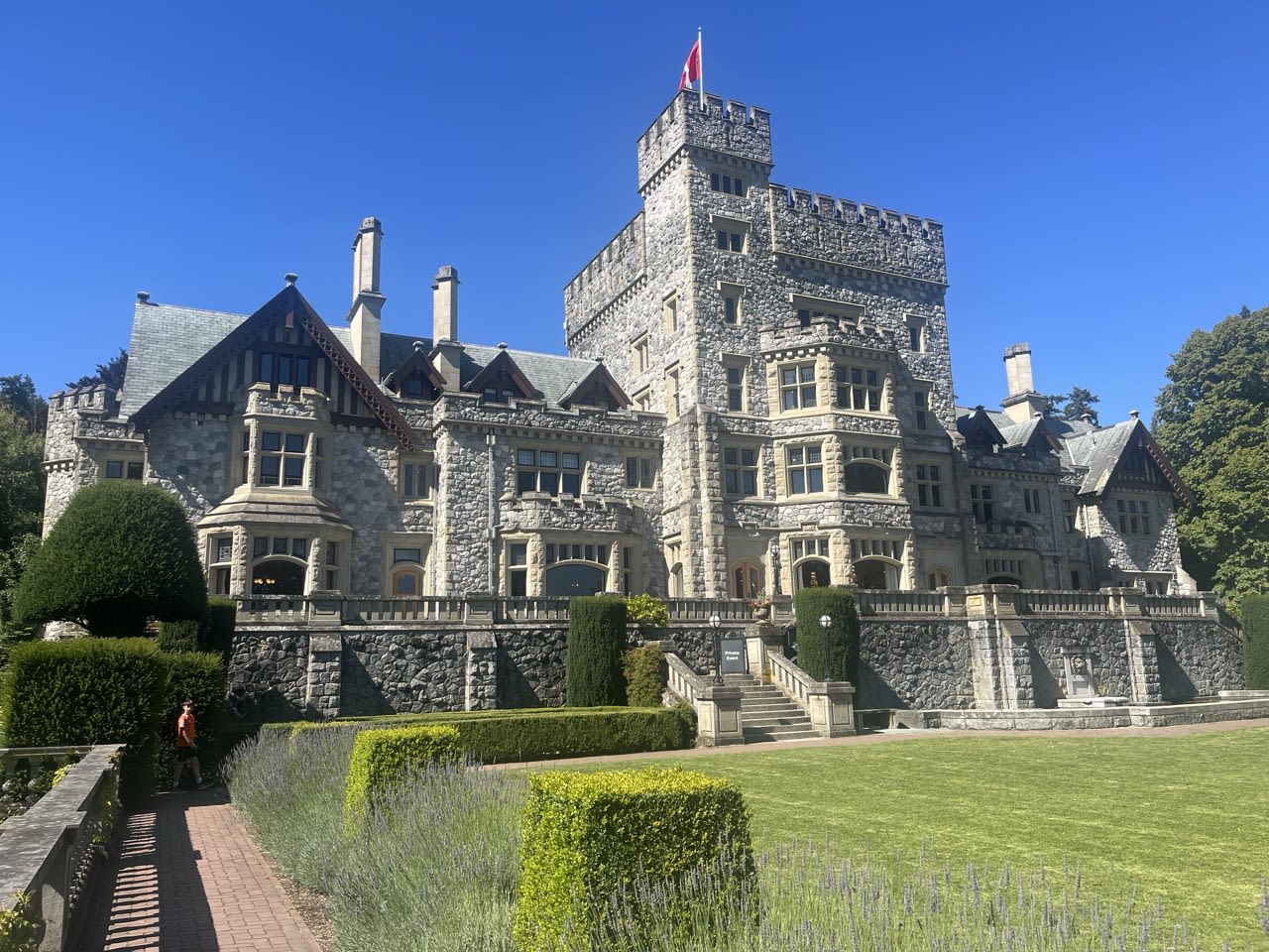 We also visited the castle that was used as the school for mutants in the first X-men movies, which was pretty fun 