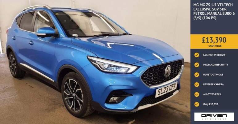 MG MOTOR UK ZS