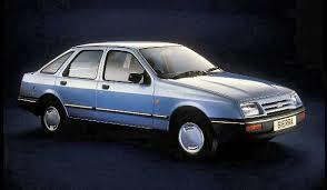 Blue Ford Sierra