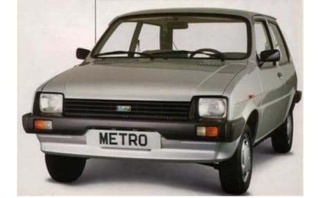 Grey Austin Metro