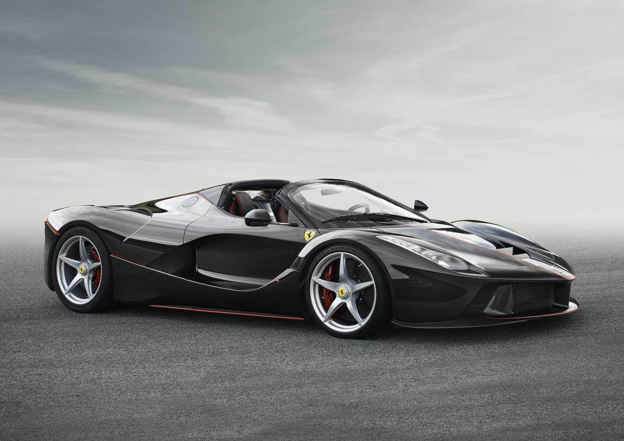 Black Ferrari LaFerrari Aperta