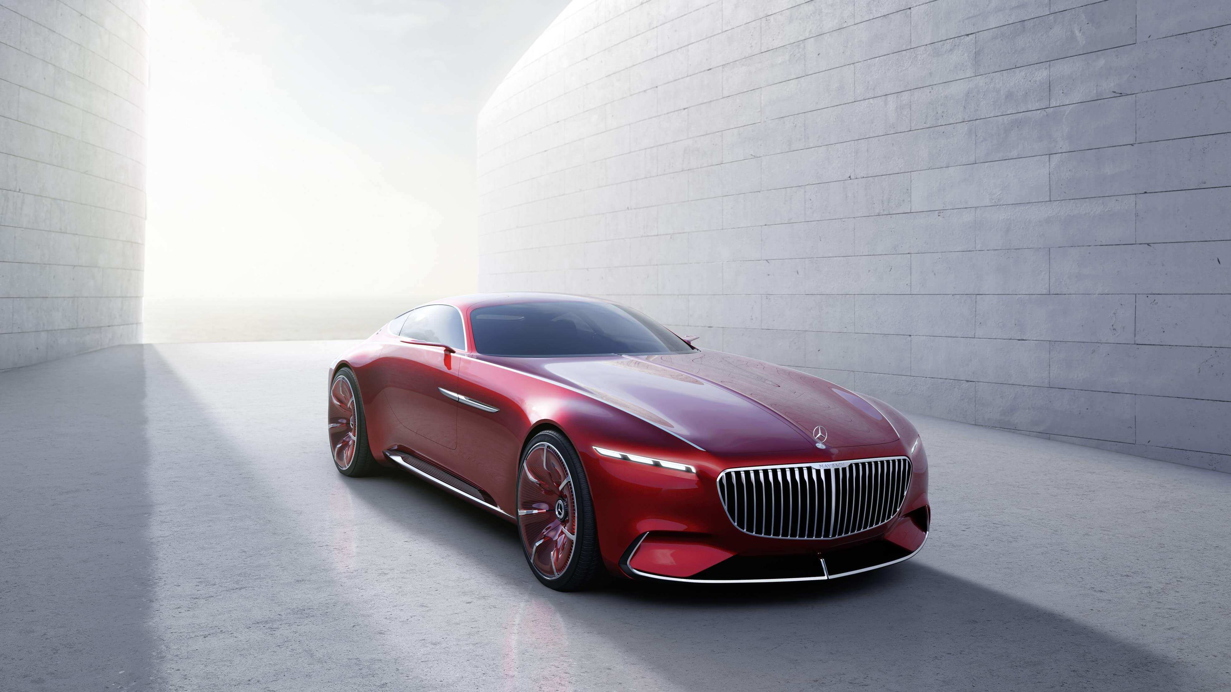 Red Mercedes-Maybach 6