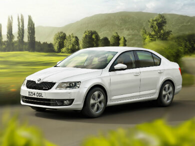 Silver Skoda Octavia