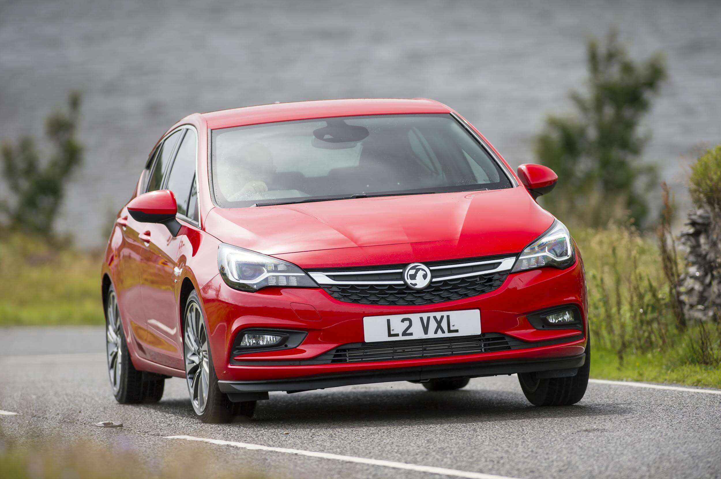 Red Vauxhall Astra