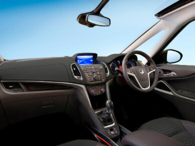 Vauxhall Zafira Tourer interior