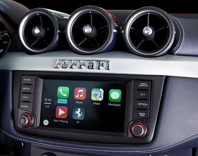 image of apple car play vehicle sound system