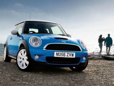 Blue Mini Cooper S