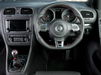 VW Golf GTI interior