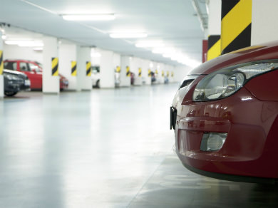 image of a car in a car park