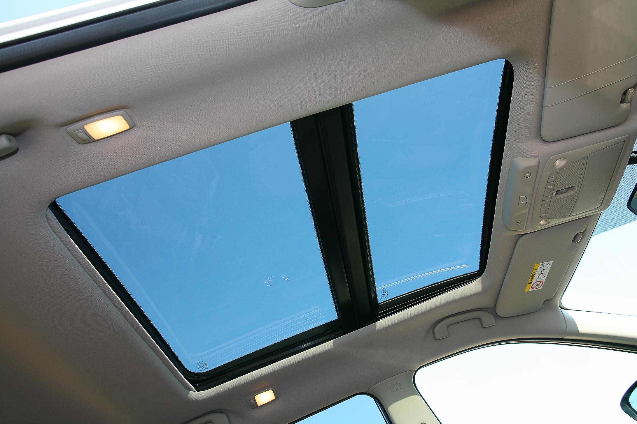 image of a panoramic sunroof