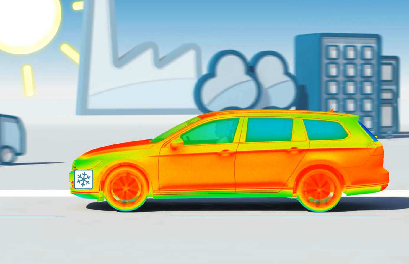 image of a cars heatmap