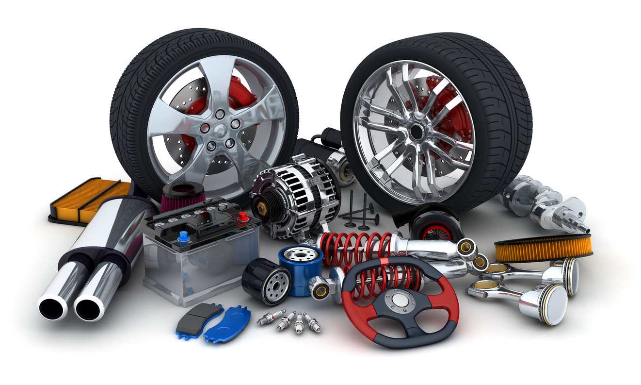 image of a collection of various car parts