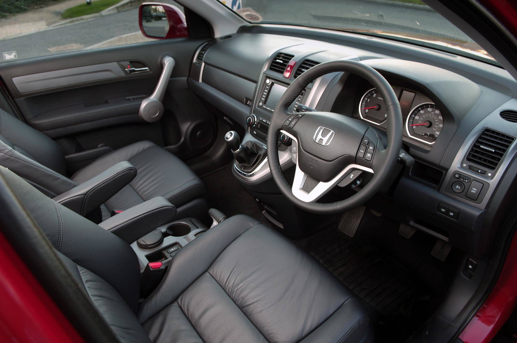 image of a honda cr-v car interior