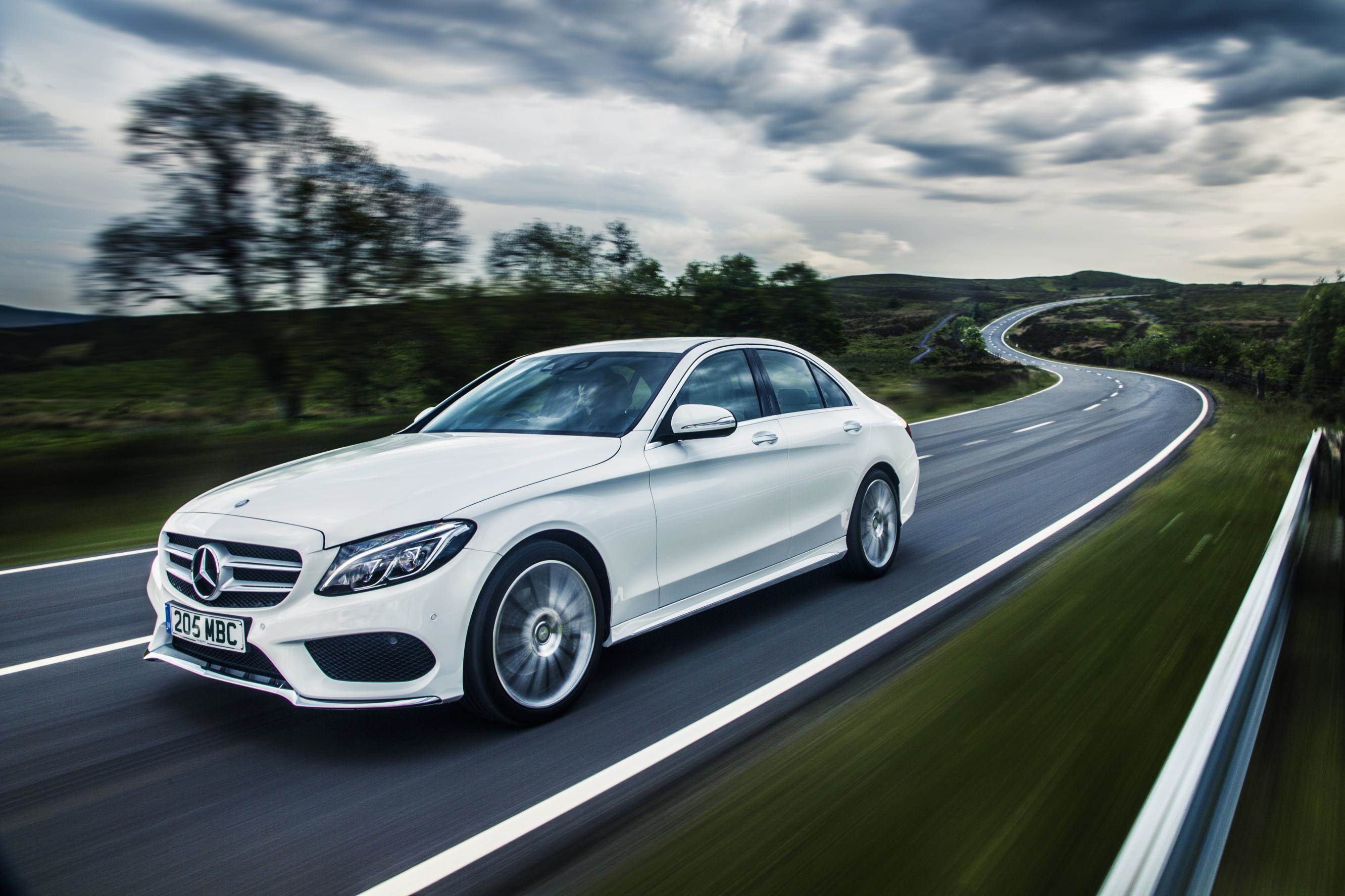 image of a mercedes-benz c300 bluetec hybrid car exterior