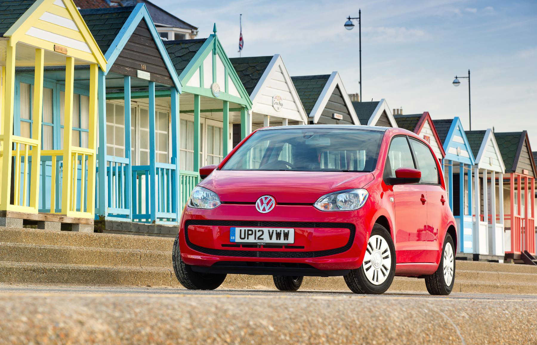 image of a volkswagen up car exterior