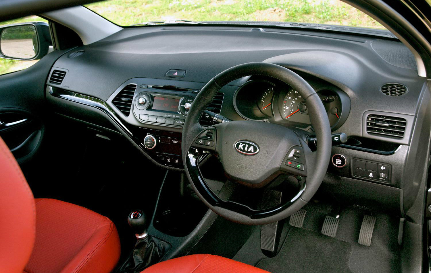 image of a kia picanto car interior