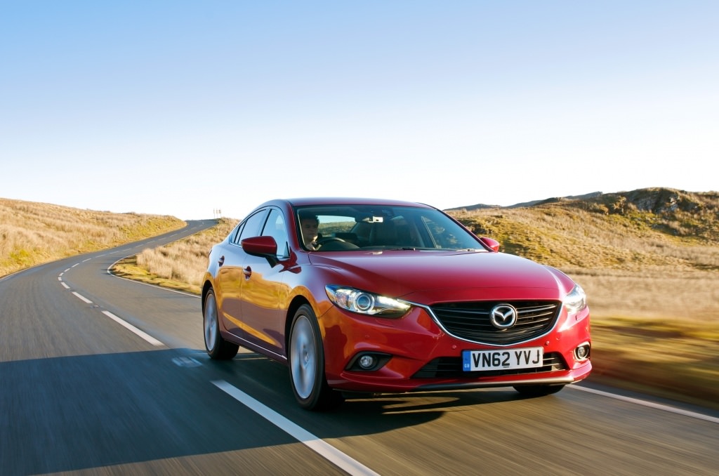 image of a red mazda 6 car exterior