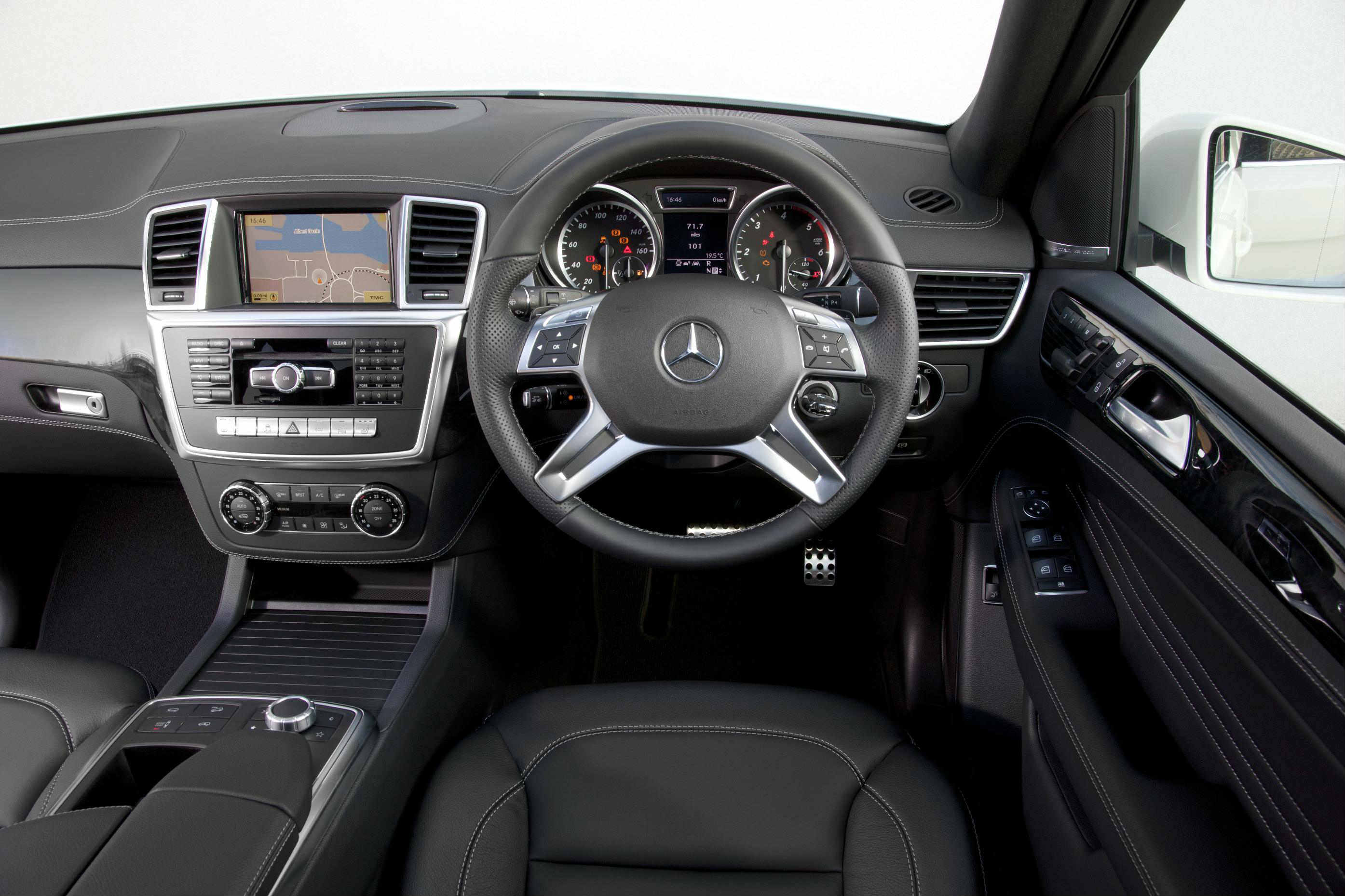 image of a mercedes-benz m class car interior