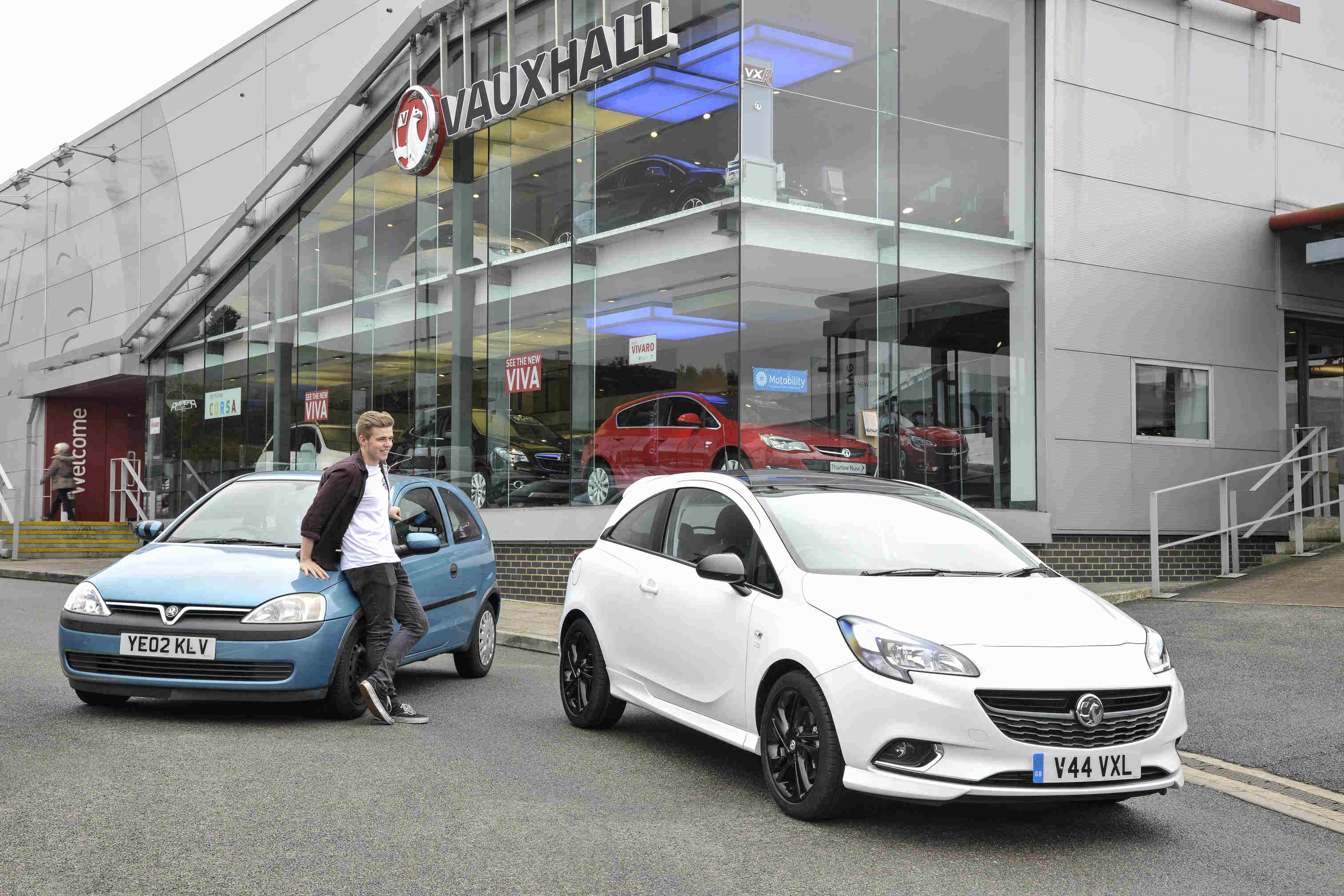 image of a an old vauxhall being traded in