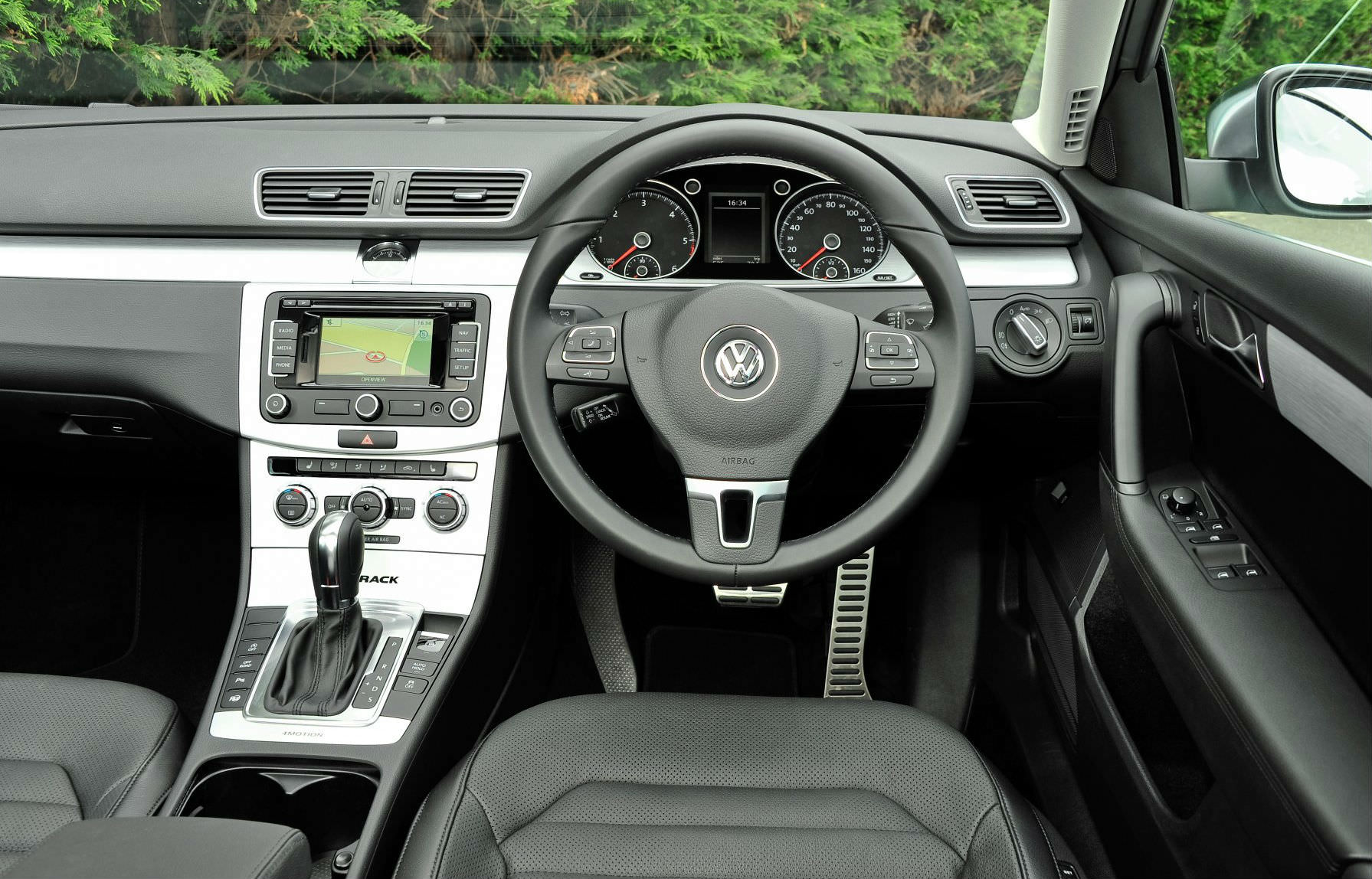 image of a volkswagen passat alltrack car interior