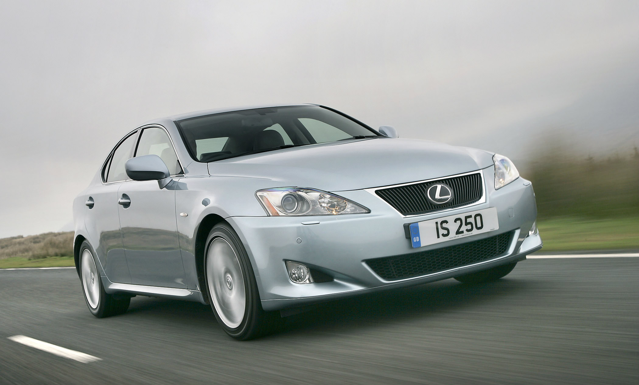 image of a grey lexus is250 car exterior