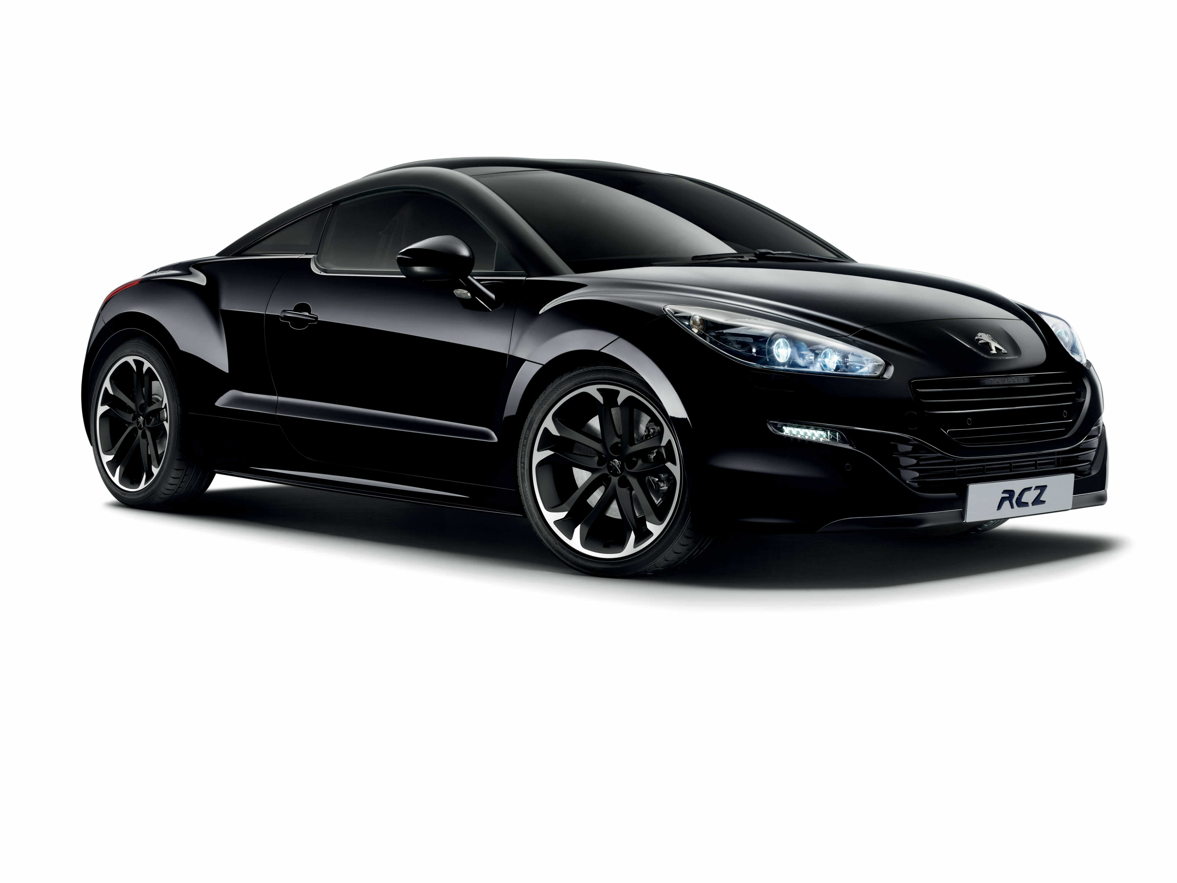 image of a black peugeot rcz car exterior