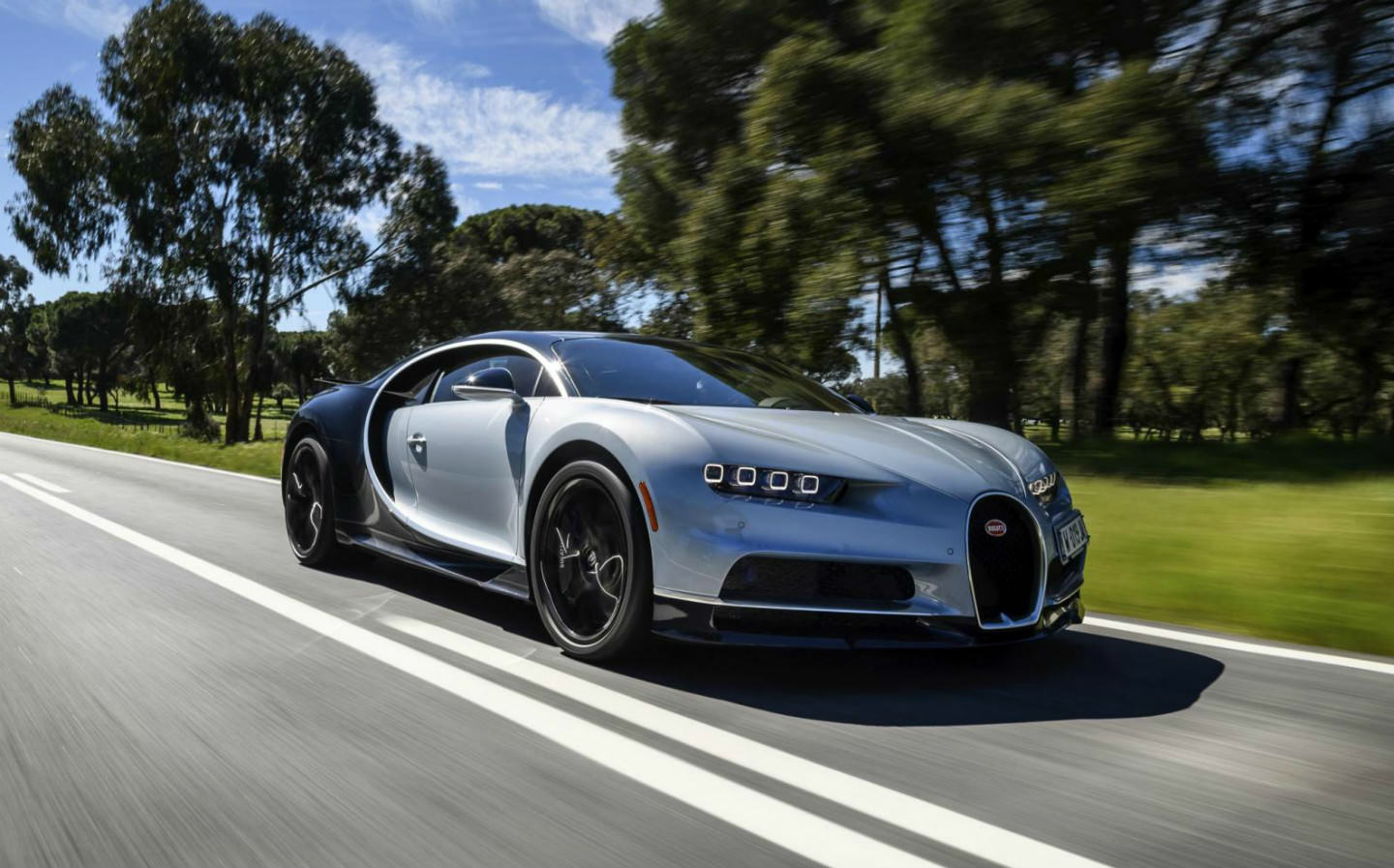 image of a bugatti chiron car exterior