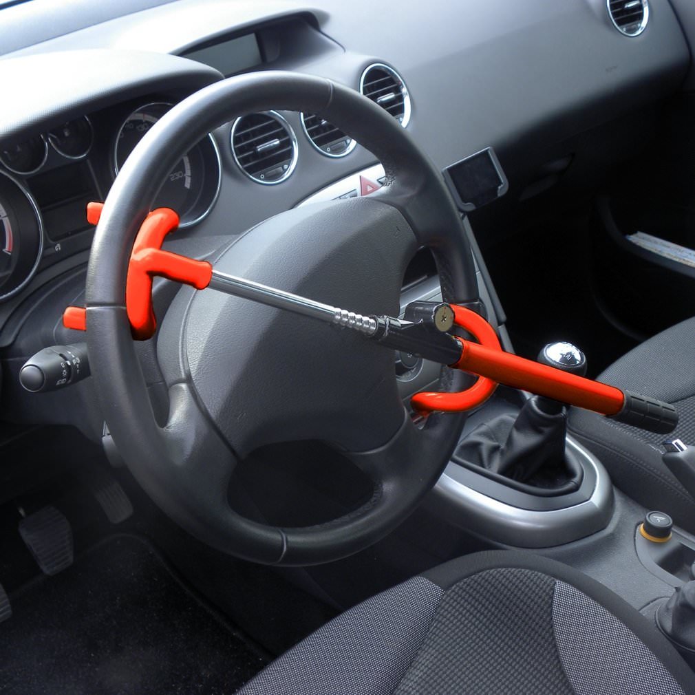 image of a carpoint elephant steering lock vehicle anti theft device