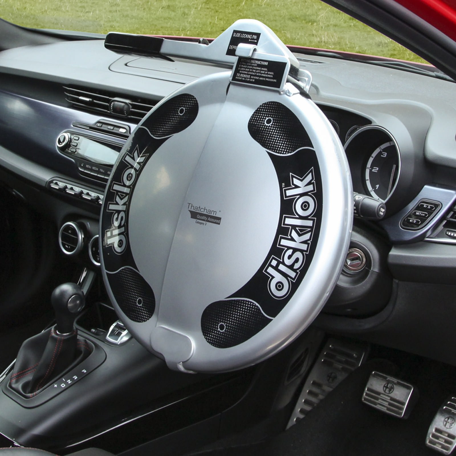 image of a disklok steering lock vehicle anti theft device