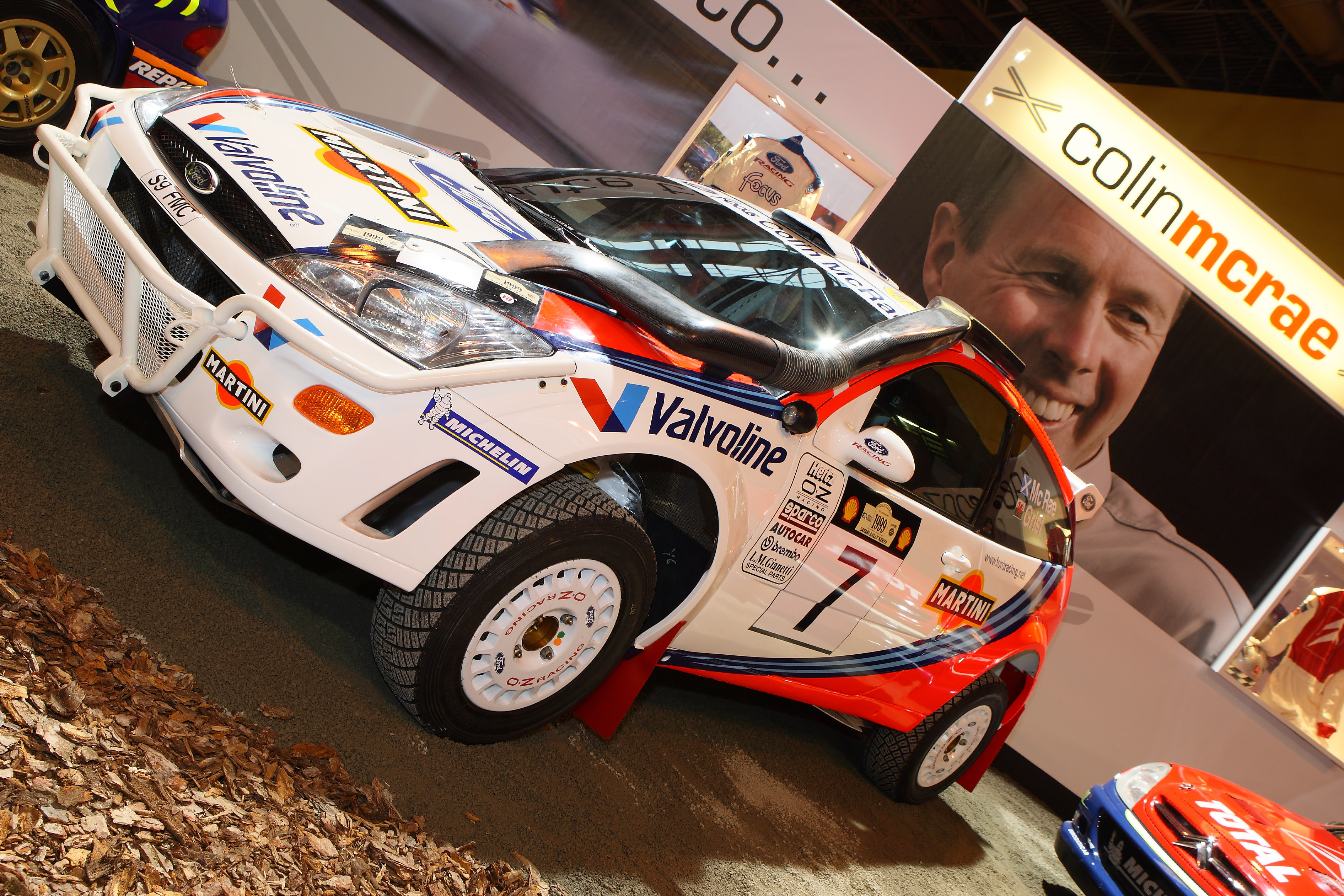 image of colin mcraes ford focus rally car exterior