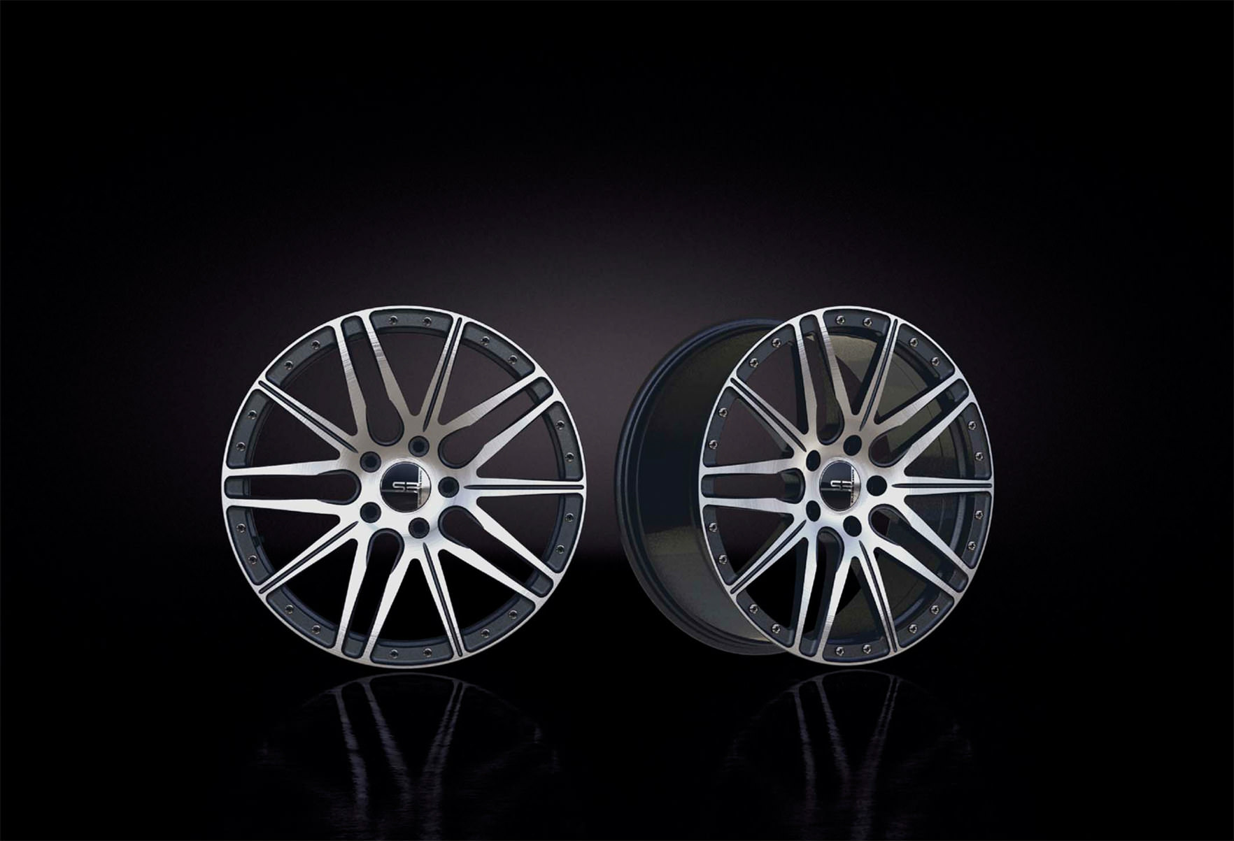 image of a pair of alloy wheels