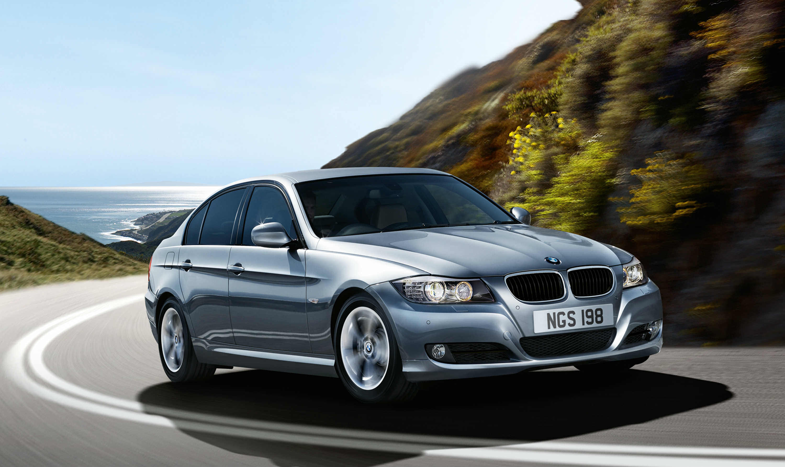 Silver BMW series 3 recall car