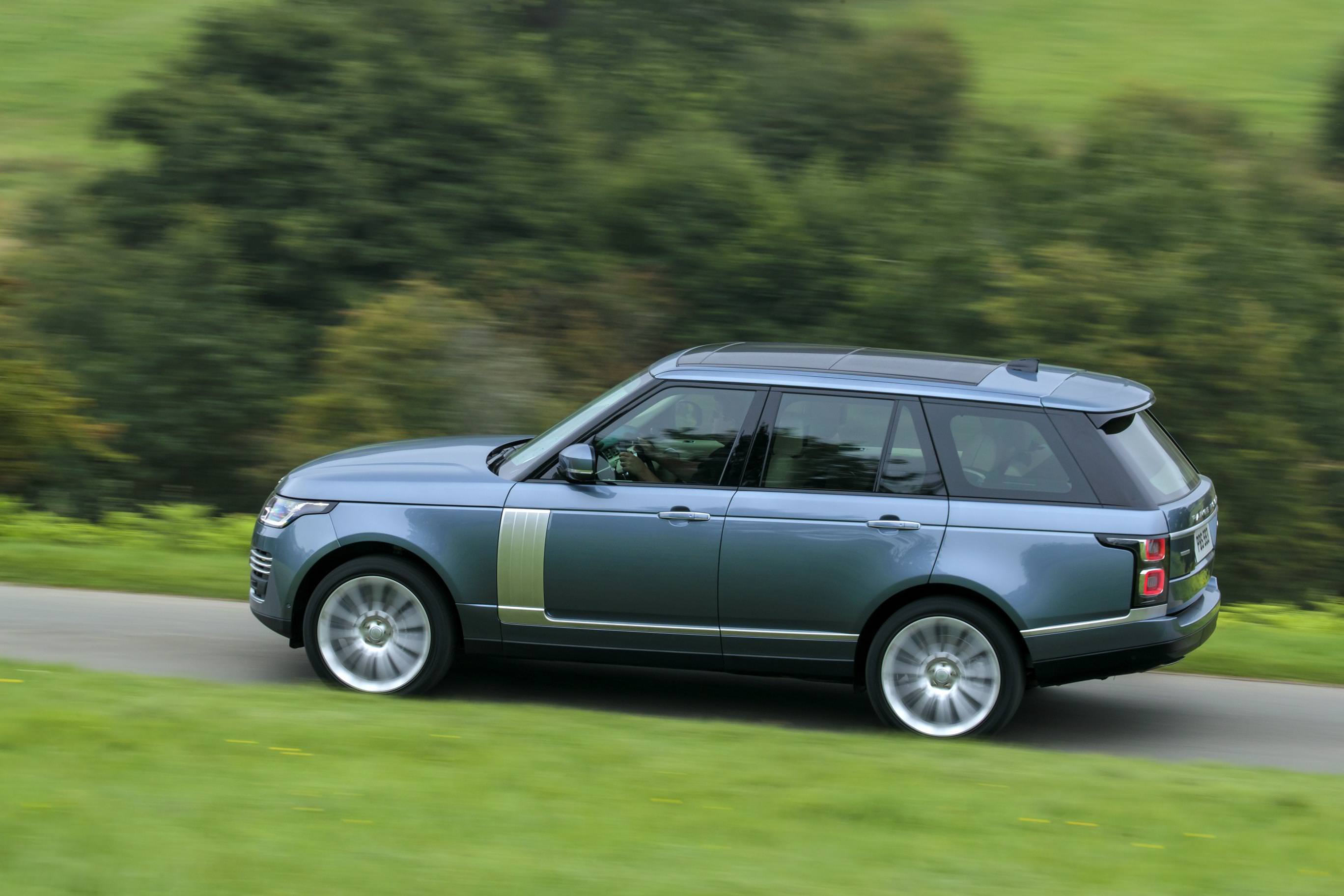 image of a grey land rover car exterior