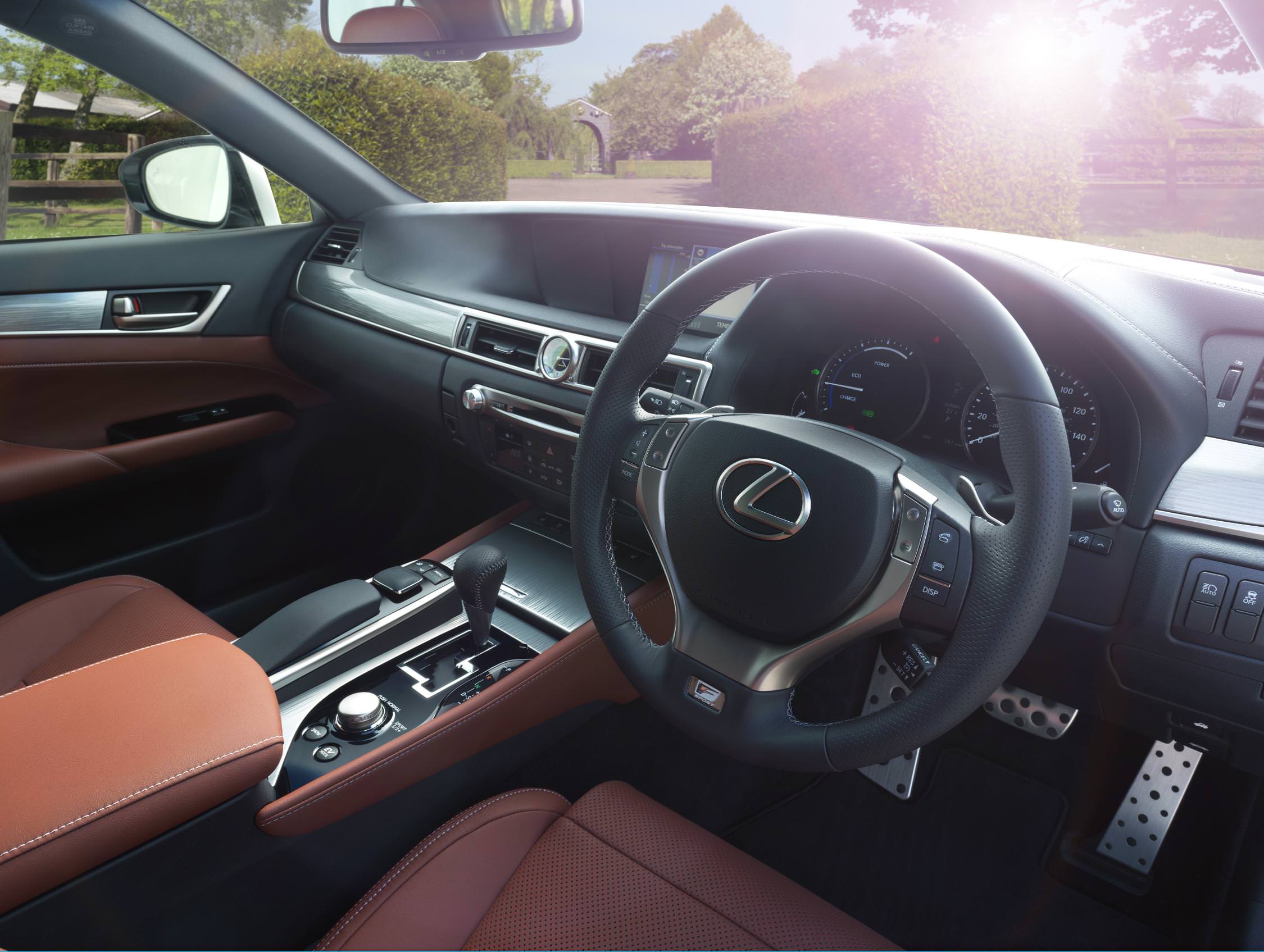 image of a lexus car interior